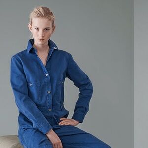 Marc Jacobs Blue Cotton Jumpsuit